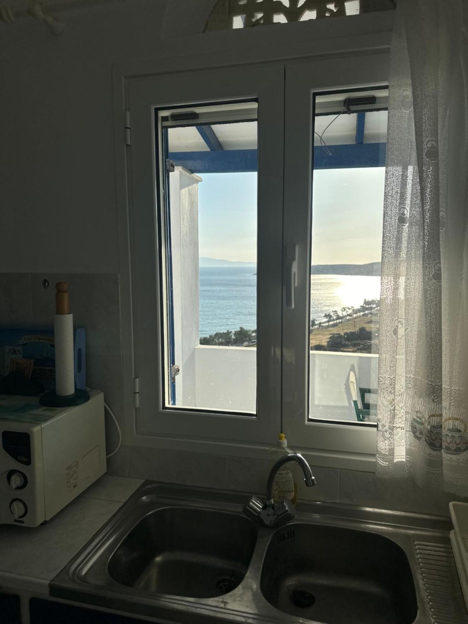 Blue Orison House Tinos For 5 Persons With Seaview Perastra Exterior foto