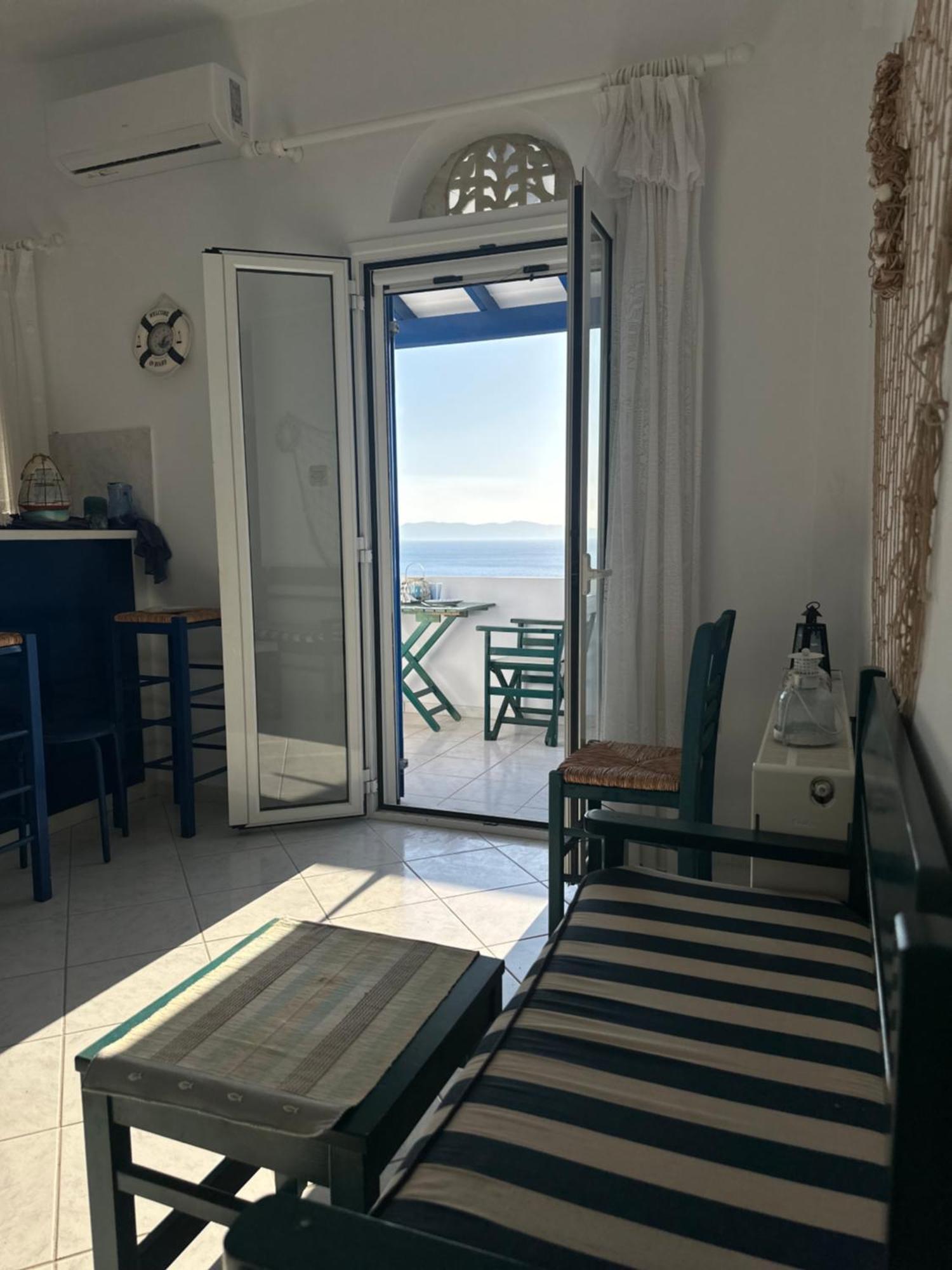 Blue Orison House Tinos For 5 Persons With Seaview Perastra Exterior foto